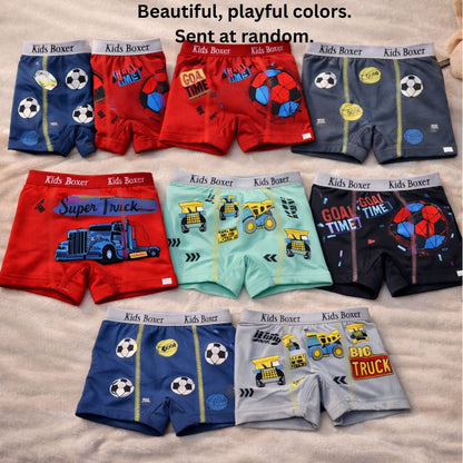 5 Pack Kids Cotton Underwear – Soft & Breathable