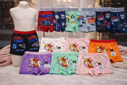 5 Pack Kids Cotton Underwear – Soft & Breathable