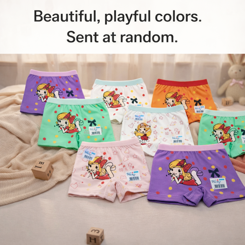 5 Pack Kids Cotton Underwear – Soft & Breathable