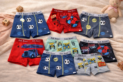 5 Pack Kids Cotton Underwear – Soft & Breathable
