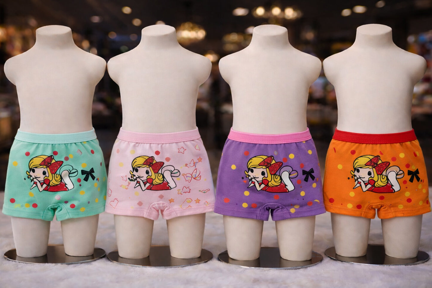 5 Pack Kids Cotton Underwear – Soft & Breathable