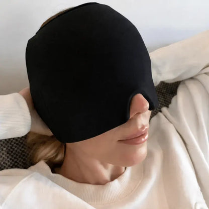 Gorro de alivio instantáneo del resfriado para migrañas y dolores de cabeza