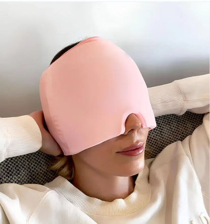 Gorro de alivio instantáneo del resfriado para migrañas y dolores de cabeza